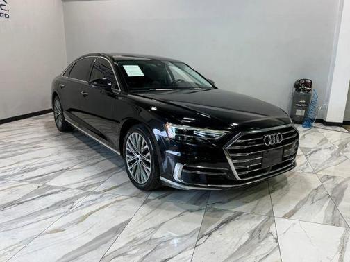 Mythos Black Metallic 2021 Audi A8 L 55