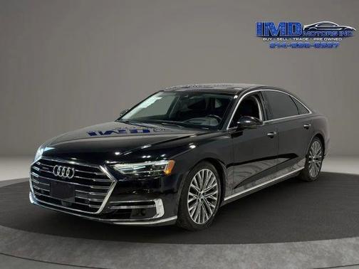 Mythos Black Metallic 2021 Audi A8 L 55