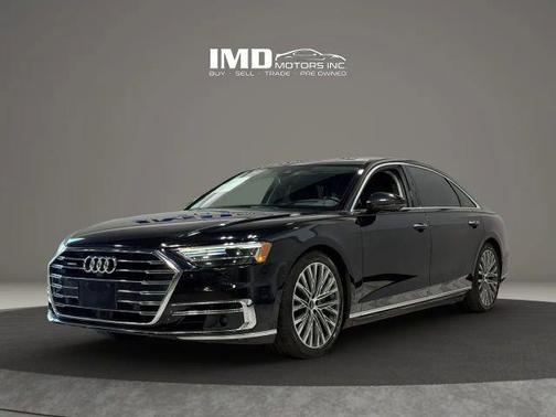 Mythos Black Metallic 2021 Audi A8 L 55
