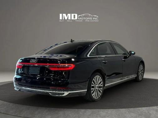 Mythos Black Metallic 2021 Audi A8 L 55