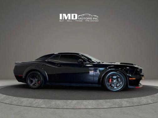 Pitch Black Clearcoat 2022 Dodge Challenger SRT Super Stock