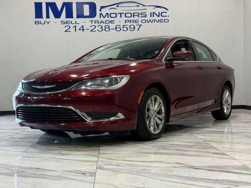 Velvet Red Pearlcoat 2015 Chrysler 200 Limited