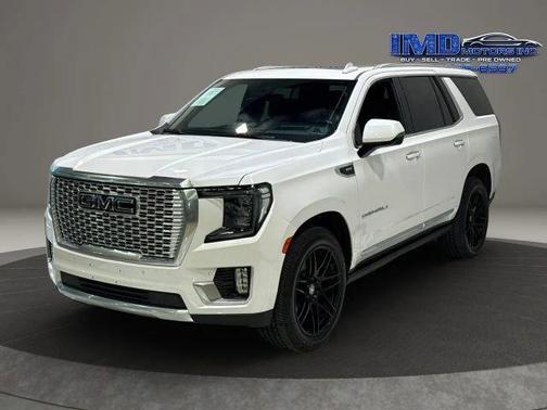 White Frost Tricoat 2021 GMC Yukon Denali