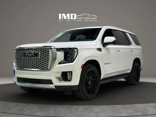 White Frost Tricoat 2021 GMC Yukon Denali