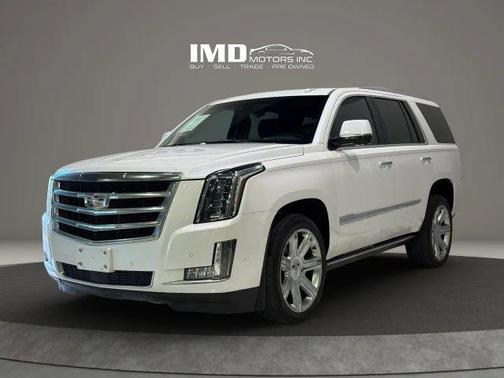 Crystal White Tricoat 2018 Cadillac Escalade Premium Luxury