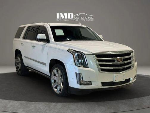 Crystal White Tricoat 2018 Cadillac Escalade Premium Luxury