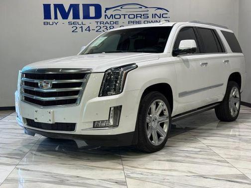 Crystal White Tricoat 2018 Cadillac Escalade Premium Luxury