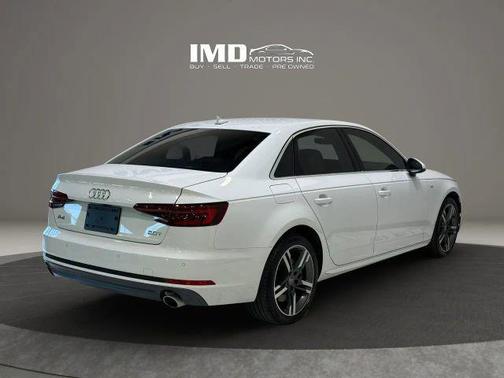 Glacier White 2018 Audi A4 2.0T Premium Plus