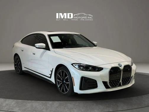 Mineral White Metallic 2023 BMW i4 Gran Coupe eDrive40