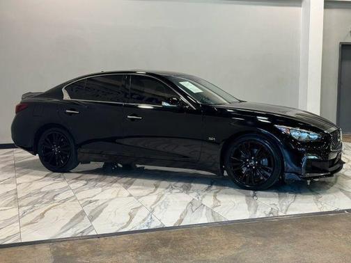Black Obsidian 2018 INFINITI Q50 3.0t Sport