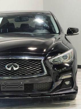 Black Obsidian 2018 INFINITI Q50 3.0t Sport