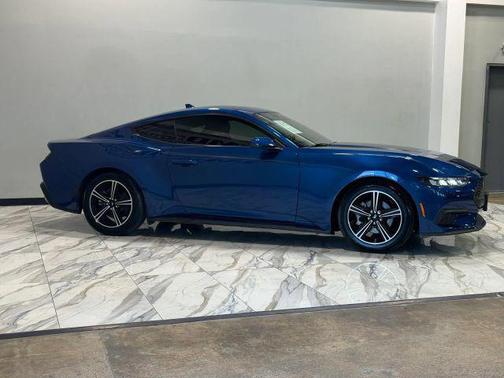 Atlas Blue Metallic 2024 Ford Mustang EcoBoost