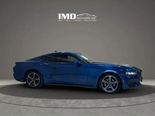 Atlas Blue Metallic 2024 Ford Mustang EcoBoost