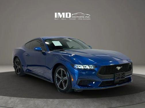 Atlas Blue Metallic 2024 Ford Mustang EcoBoost