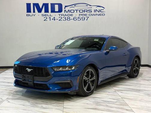 Atlas Blue Metallic 2024 Ford Mustang EcoBoost