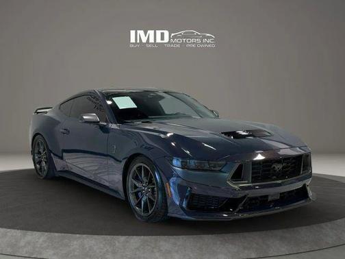 Blue 2025 Ford Mustang Dark Horse Fastback