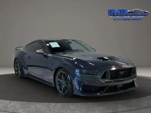 Blue 2025 Ford Mustang Dark Horse Fastback