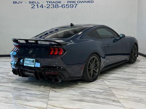 Blue 2025 Ford Mustang Dark Horse Fastback