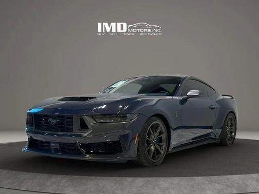 Blue 2025 Ford Mustang Dark Horse Fastback