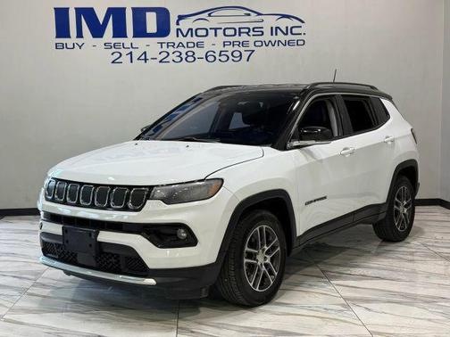Bright White Clearcoat 2022 Jeep Compass Limited