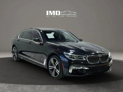 Black Sapphire Metallic 2017 BMW 750 i xDrive