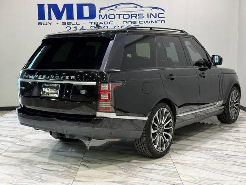 Santorini Black 2016 Land Rover Range Rover 5.0L Supercharged