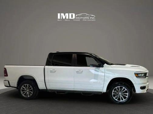 Bright White Clearcoat 2021 RAM 1500 Laramie
