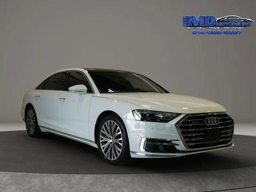 Glacier White 2019 Audi A8 55
