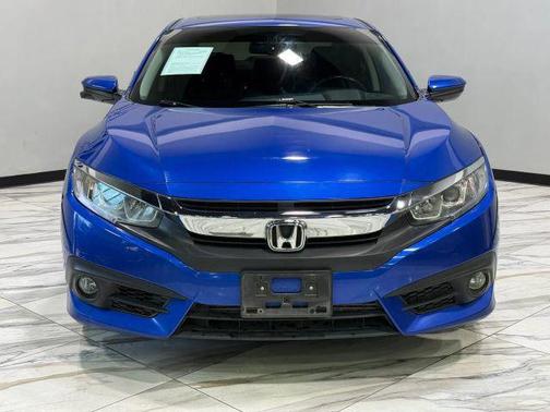 Aegean Blue Metallic 2017 Honda Civic EX-L