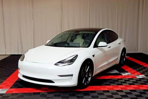 White 2021 Tesla Model 3 Long Range