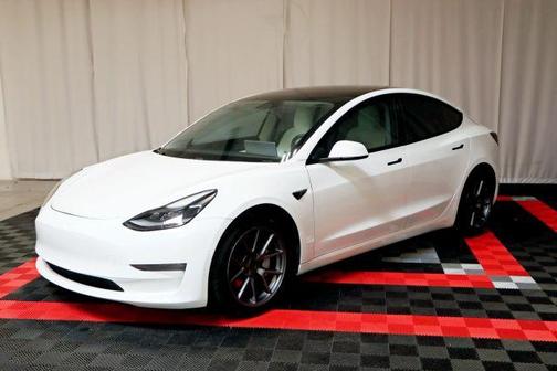 White 2021 Tesla Model 3 Long Range