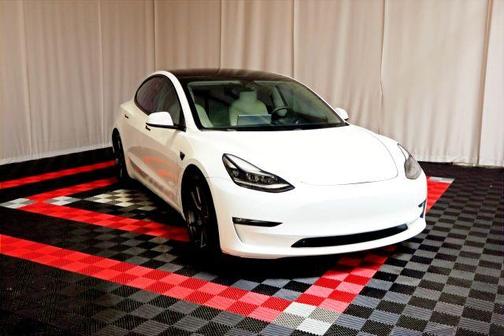 White 2021 Tesla Model 3 Long Range