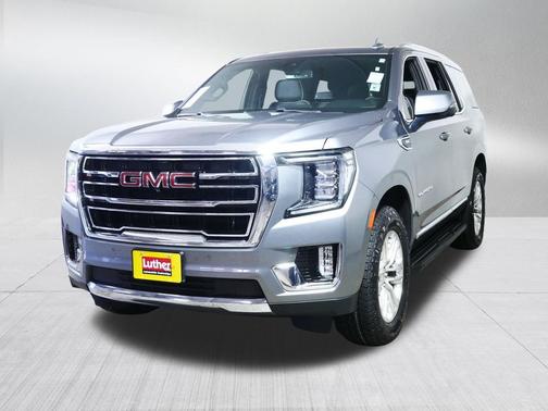 Satin Steel Metallic 2021 GMC Yukon SLT