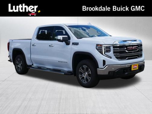 Glacier White Tricoat 2026 GMC Sierra 1500 SLT