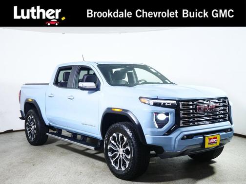 Glacier Metallic 2025 GMC Canyon Denali