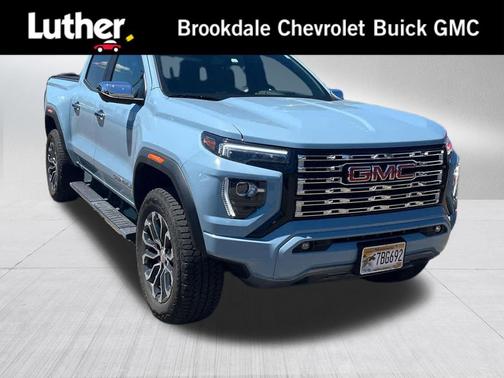 Glacier Metallic 2025 GMC Canyon Denali