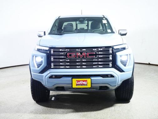Glacier Metallic 2025 GMC Canyon Denali