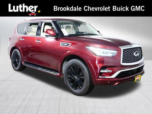 Coulis Red 2022 INFINITI QX80 Luxe