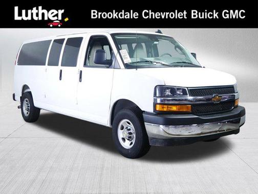 Summit White 2025 Chevrolet Express 3500 RWD 3500 Extended Wheelbase LT