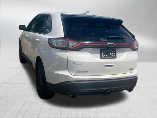 White Platinum Metallic Tri-Coat 2018 Ford Edge SEL