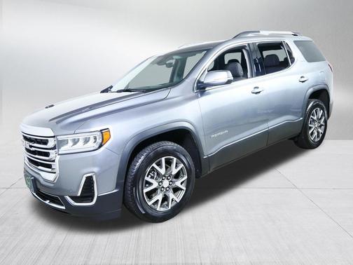 Satin Steel Metallic 2021 GMC Acadia AWD SLE