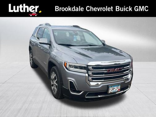 Satin Steel Metallic 2021 GMC Acadia AWD SLE