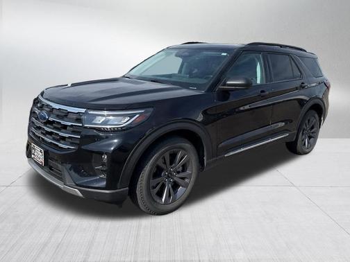 Agate Black Metallic 2025 Ford Explorer Active