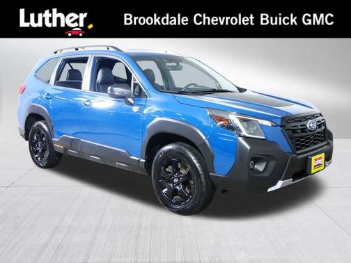 Geyser Blue 2022 Subaru Forester Wilderness