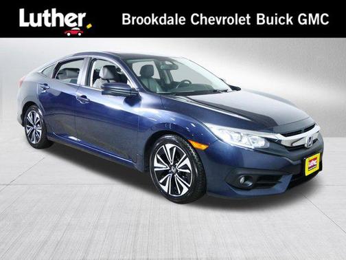 Cosmic Blue Metallic 2017 Honda Civic EX-L