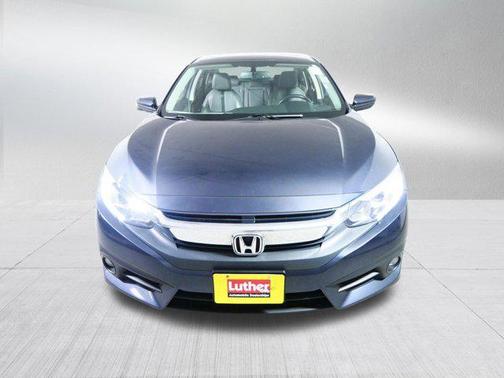 Cosmic Blue Metallic 2017 Honda Civic EX-L