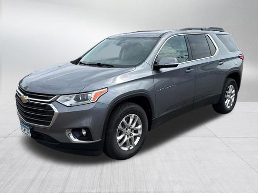 Satin Steel Metallic 2020 Chevrolet Traverse LT Cloth
