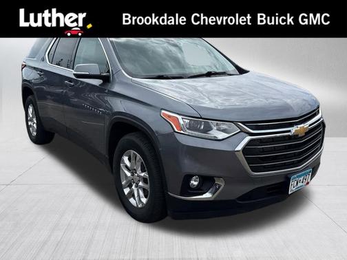 Satin Steel Metallic 2020 Chevrolet Traverse LT Cloth