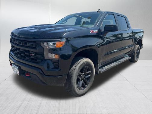 Black 2022 Chevrolet Silverado 1500 Custom Trail Boss