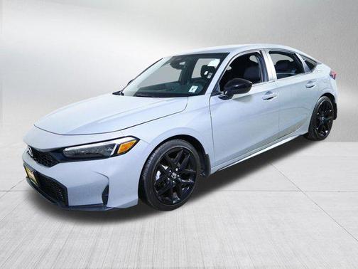 Gray 2025 Honda Civic Sport